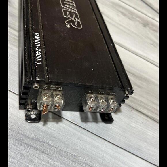 JC Power car Amp RMINI-2400.1 untested - Picture 2 of 5